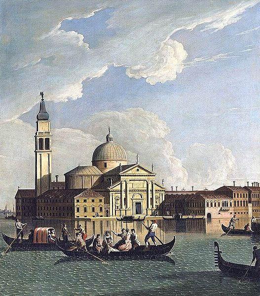Johan Richter View of San Giorgio Maggiore oil painting picture